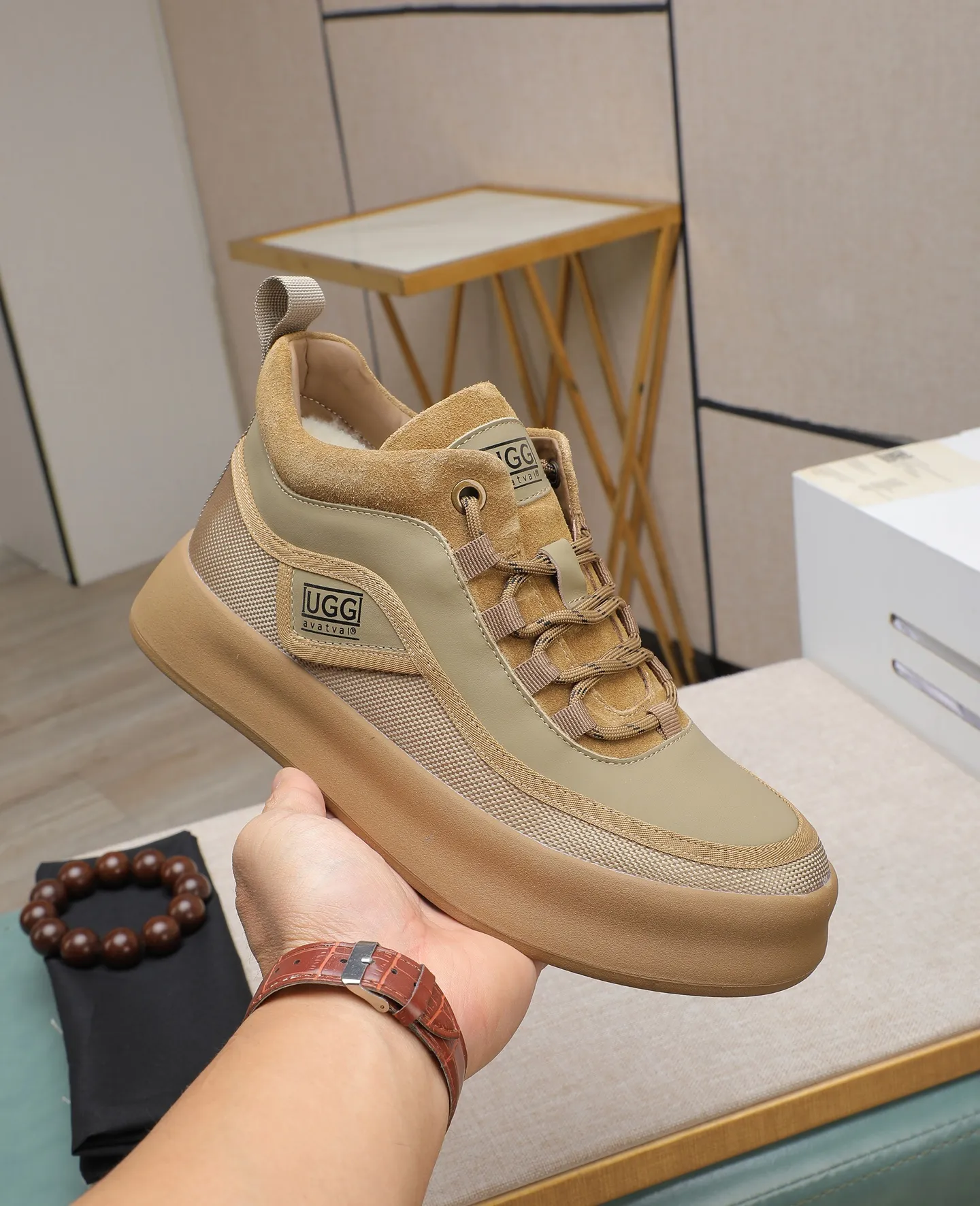 Men's shoes 💰660 IUGGI new retro presbyopia men's shoes, casual and versatile, full of high-end sense, fashionable, luxury and personalized style, joint style, retro presbyopia factor, full of handsome style, first layer suede cowhide, lining wool, rubber outsole, light and non-slip size: 39-44